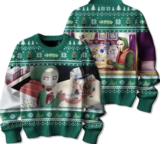 Discover MF Dooom Come In We’re Open Christmas Ugly Sweater