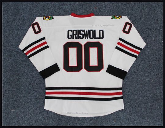 Discover Movie Griswold #00 Hockey Jersey Stitched White;Toddler Youth Men Women Any Size;Personalized Cosplay Gifts
