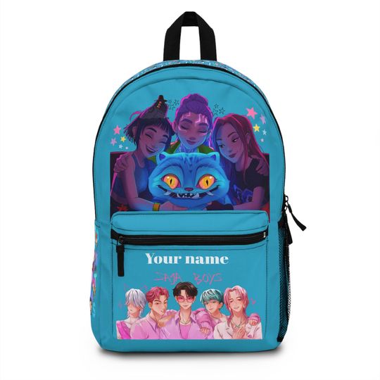 Kpop Demon Hunters Huntrix and Tiger and Saja boys - BACK TO SCHOOL backpack