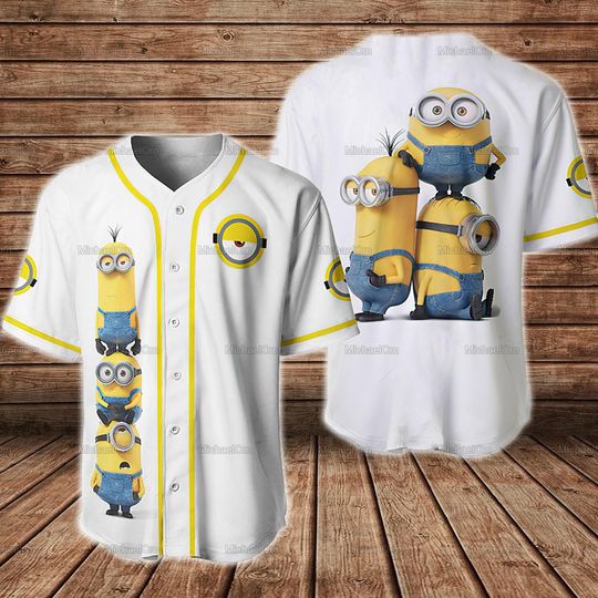 Discover Minions Baseball Jersey Shirt for Men and Women