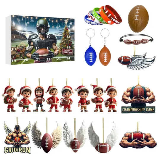 Discover Football Countdown Calendar Rugby Advent Calendar Christmas Countdown 24Days Set