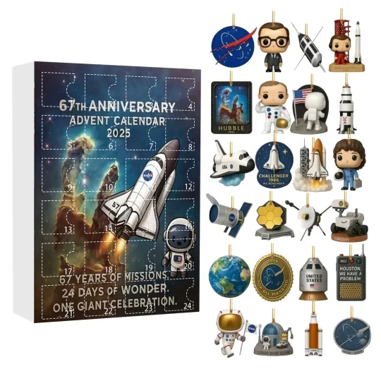 Discover NASA Advent Calendar Ornaments, Christmas Tree Decorations Acrylic Pendant Chris