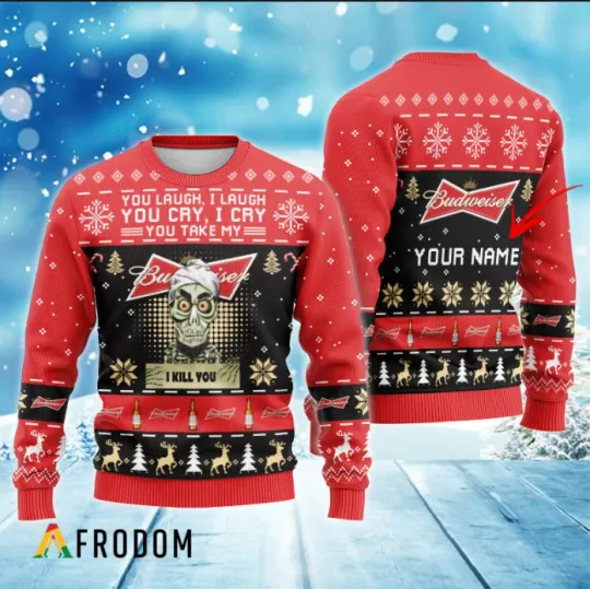 Discover Personalized Ugly Christmas Sweater You Take My Favorite Beer Holiday Fun