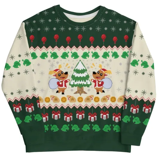 Discover Jingle Animal Crossing Ugly Christmas Sweater