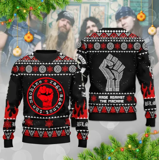 Discover Rage Against Merry Christmas Ugly Sweater