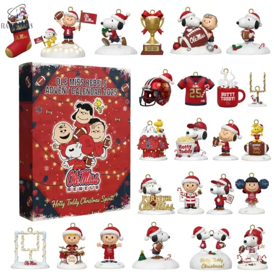 Holiday Dog Advent Calendar 2025 College Football Team