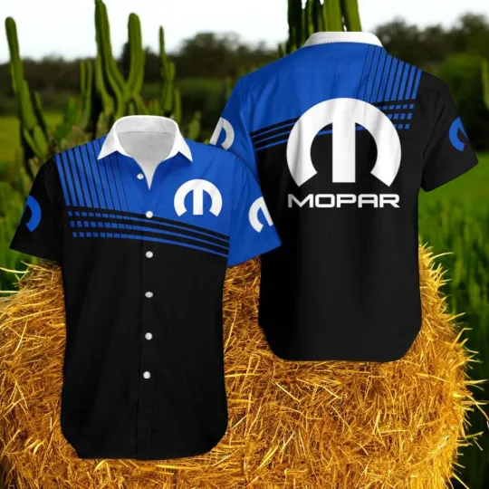 Discover Mopar Logo Hawaiian Shirt2