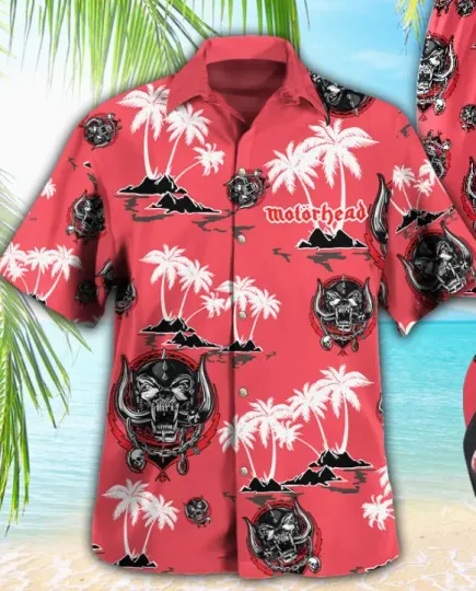 Motorhead 3D Hawaiian Shirt Aloha Tropical Summer Gift for Fans