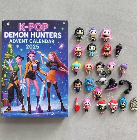 Discover Advent calendar Kpop Demon hunter, calendar gift cute - Christmas gift - Christmas gift - gift kid rumi mira zoey