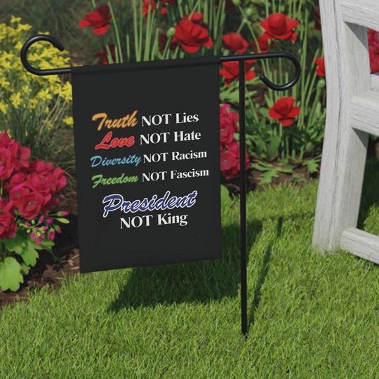 Discover Subtle Anti Trump Garden Flag, Anti-Trump Garden Flag, Anti Trump Yard Sign