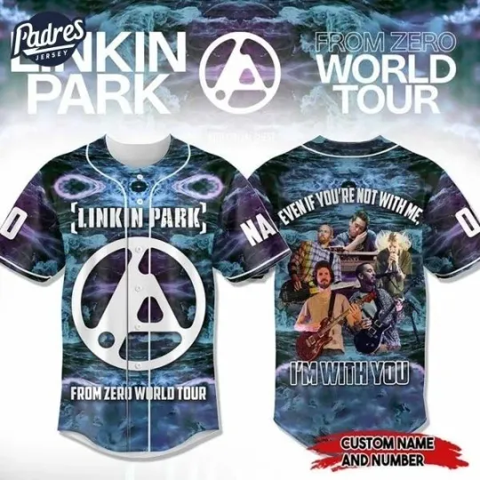 Discover Linkin Park From Zero World Tour Custom Baseball Jersey