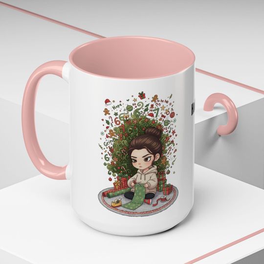 Funny Christmas Mug: TikTok 6 7 Trend, Sarcastic Holiday Coffee Cup