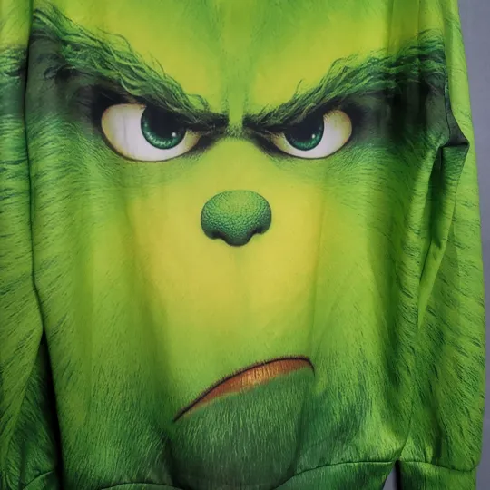 Discover funny character 2X Hoodie Unisex Green Funny Ugly Christmas Sweater Festive Holiday