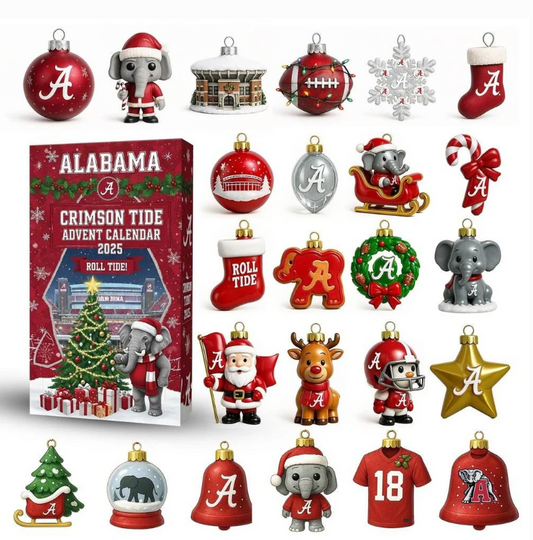 Discover Albm Crimson Tide 2025 Acrylic Advent Calendar Blind Box