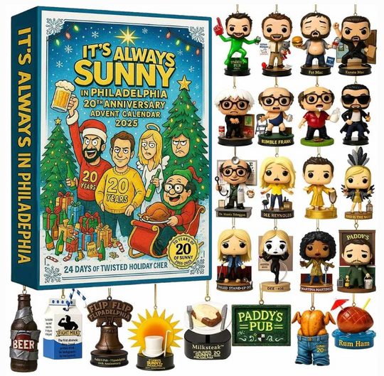 Always Sunny In Philadelphia 20th Anniversary Acrylic Advent Calendar 2025