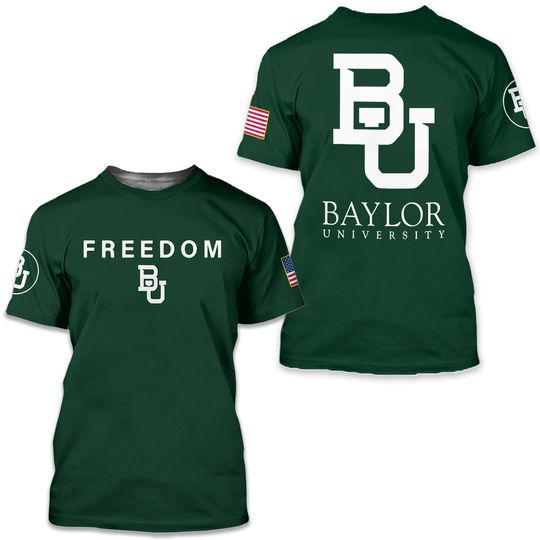 Baylor Bear Freedom Speech Campus Charlie Kirk 2025 T-Shirt 3D