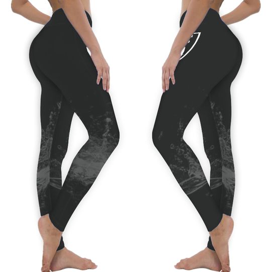 Beautiful Raiders Leggings, Raiders fan,  women's sportswear leggings,