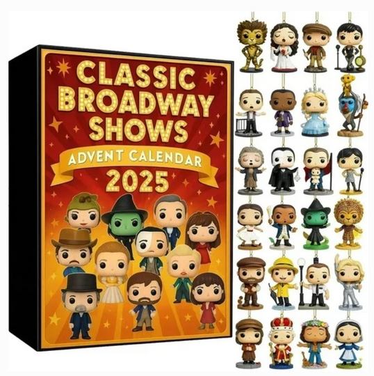 Discover Acrylic Advent Calendar Classic Broadway Shows 2025