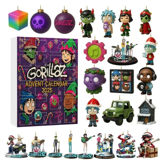 Discover Gorillaz Christmas Acrylic Advent Calendar Blind Box