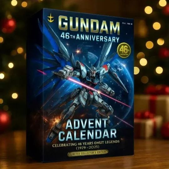 Gundam 46th Anniversary Acrylic Advent Calendar with 24 Mini Figures