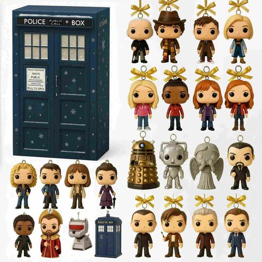 Doctor Who TARDIS Acrylic Advent Calendar 2025 with 24 Mini Figures & Collectibles