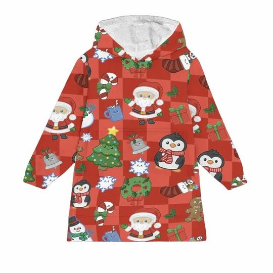 Christmas Cuties Blanket Hoodie