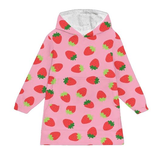 Discover Strawberry Blanket Hoodie for Women and Men