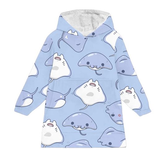 Discover Cute Stingray Blanket Hoodie