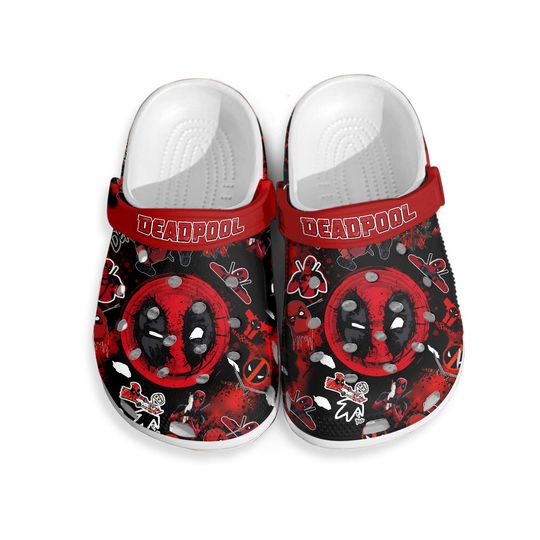 Marvel Deadpool Clogs, Funny Deadpool Jesus Sandals, Disney Deadpool 2024 Movie Casual Shoes, Deadpool Fans Gift
