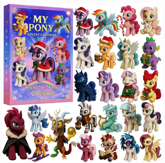 My Little Pony Christmas Acrylic Advent Calendar Blind Box