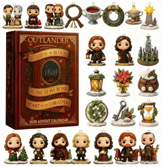 Discover Outlander Advent Calendar 2025 Acrylic Blind Box for Home Decor