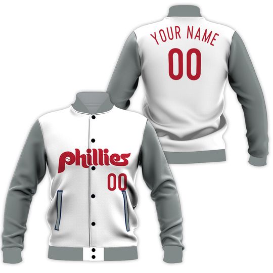 Personalized Philadelphia Baseball Team Phillies Baseball Jacket