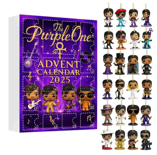 Discover Acrylic Advent Calendar Blind Box Prince The Purple One Home Decor