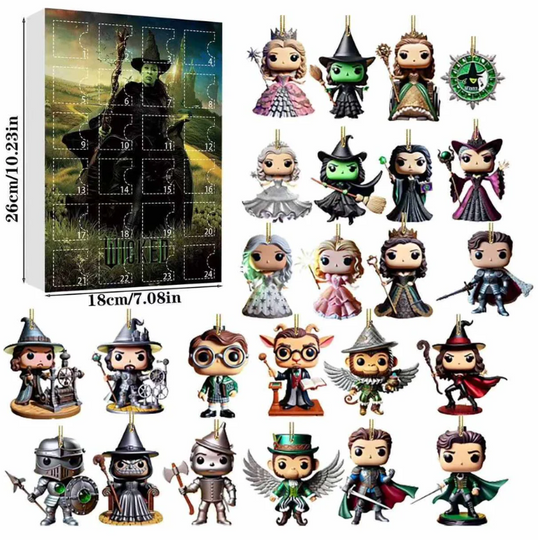 Discover Wicked Acrylic Advent Calendar 2025 Blind Box Home Decor