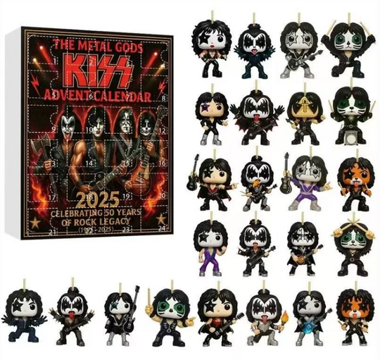 Discover Acrylic Advent Calendar Blind Box The Metal Gods KISS