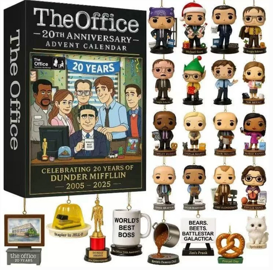 Discover The Office 20th Anniversary Acrylic Advent Calendar Blind Box