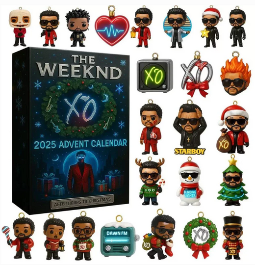 Discover Weeknds XO 2025 Acrylic Advent Calendar Blind Box