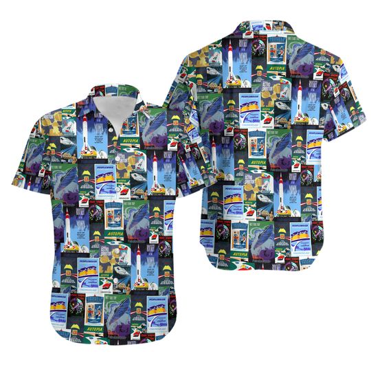 Tomorrowland Theme Park Hawaiian Shirt