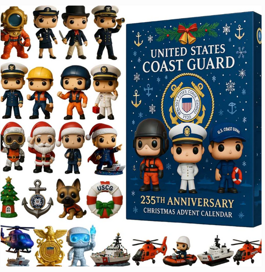 United States Coast Guard Acrylic Advent Calendar Blind Box
