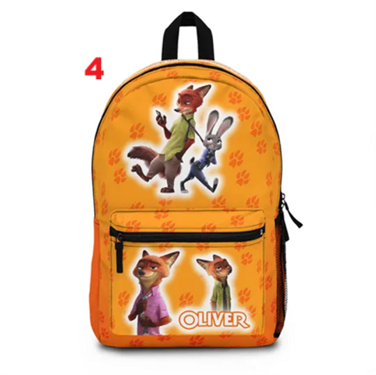 Personalized Zootopia Backpack: Choose Movie 1 or 2