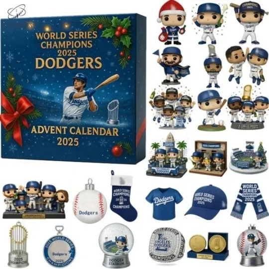 Discover Los Angeles Dodger Advent Calendar 2025