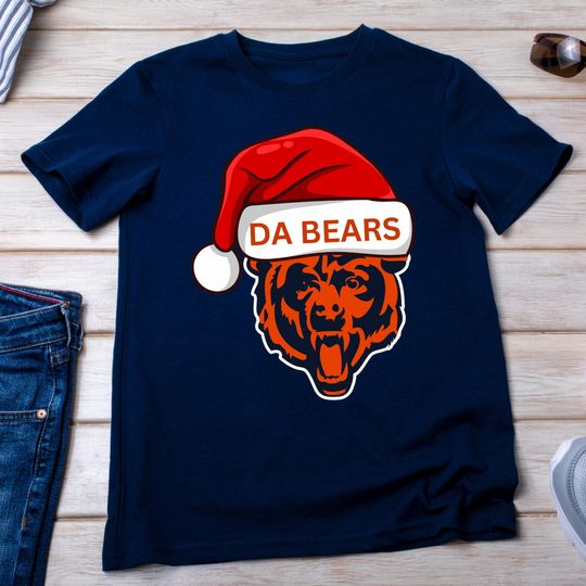 Chicago Bears Christmas Football T-Shirt