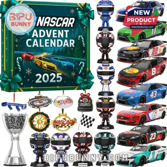 Discover Merry Christmas Nascar Advent Calendar 2025