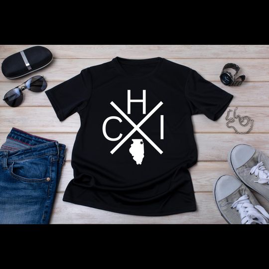 Discover Chicago City T-Shirt Graphic Tee