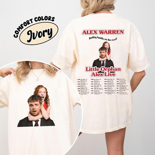 Discover Vintage Alex Warren Shirt, 2026 Tour Shirt