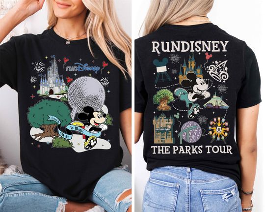 Discover Runner Mickey T-shirt, Run Disney Parks Tour&nbsp;Sweatshirt, Mickey Mouse Running Tee, Epcot Run Hoodie, Disney Weekend Marathon 2026 Shirt