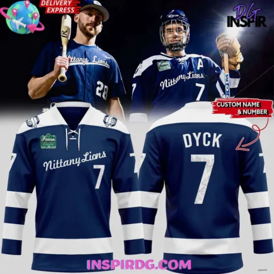 Discover Personalized Penn State Lions Frozen Series 2025 Hockey Jersey