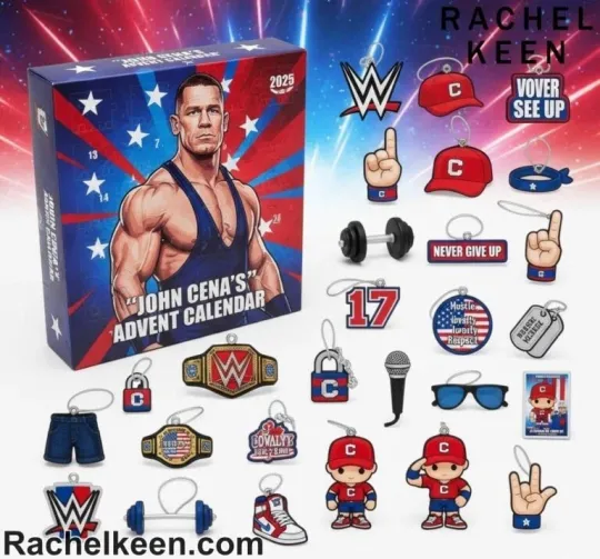 Discover FREE SHIPPING!! Johnn Cenna Wrestling Entertainment Never Give Up Advent Calendar