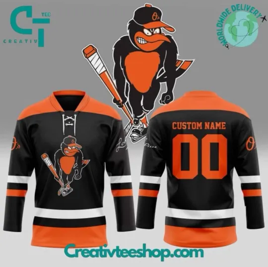Discover Orioles “The Oriole Bird” Special Hockey Jersey Gift For Christmas