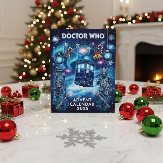 Discover Doctor Who Advent Calendar Box With Arcylic Ornaments, TV Show Christmas Box Gift, Christmas Countdown Box, Christmas 2025 Gift